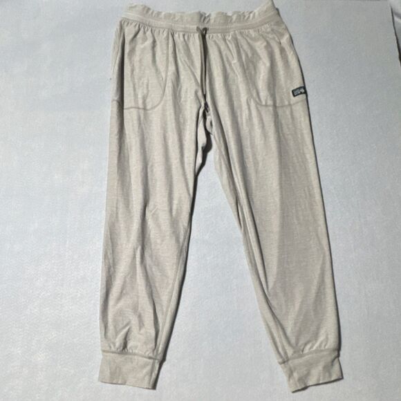 Mountain Hardwear Pants - Mountain Hardwear Women's Gray Jogger Pants Large Activewear Elastic Waist Pock…